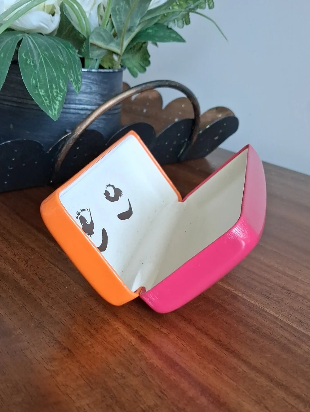 Kate Spade New York Pink Orange Hard Shell Sunglasses Case